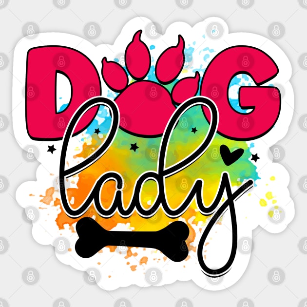 Pawsitively Hilarious: A Shirt for Dog Lovers Sticker by Steve